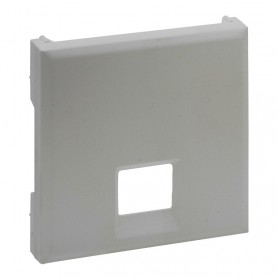 Tapa para base informatica individual Legrand 864342 serie Niloe Step Aluminio