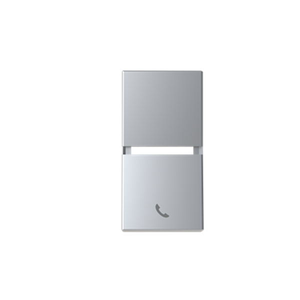 Tapa símbolo ventilador 1 módulo NIESSEN N2109.05 PL serie ZENIT Plata