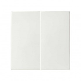 Tecla doble cruzamiento Simon 82 Concept 8202126-090 Blanco Mate