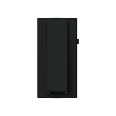 Salida cable 1 módulo NIESSEN N2107 NT serie ZENIT Negro mate