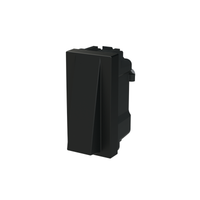 Salida cable 1 módulo NIESSEN N2107 NT serie ZENIT Negro mate