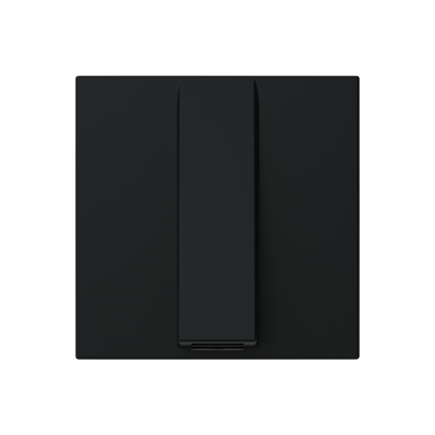 Salida cable 2 módulos NIESSEN N2207 NT serie ZENIT Negro mate