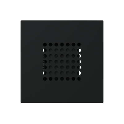 Zumbador 2 módulos NIESSEN N2219 NT serie ZENIT Negro mate