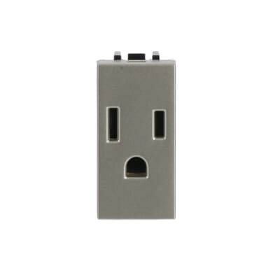 Base enchufe Bipolar Mexicana 1 módulo NIESSEN N2128 CV serie ZENIT Cava