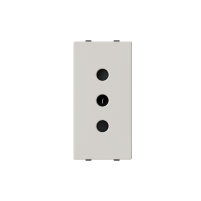 Base enchufe Bipolar Italiana 19mm 1 módulo NIESSEN N2133.1 DN serie ZENIT Duna