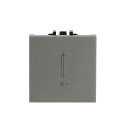 Portafusible 2 módulos NIESSEN N2208 CV serie ZENIT Cava