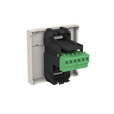 Toma de teléfono RJ12 2 módulos NIESSEN N2217.6 DN serie ZENIT Duna