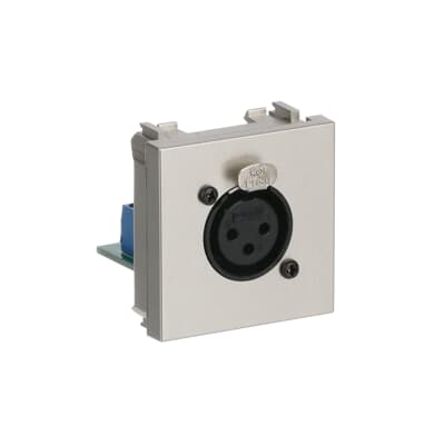 Toma XLR 2 módulos NIESSEN N2155.1 CV serie ZENIT Cava
