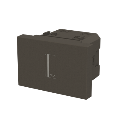 Interruptor tarjeta RFID de empotrar NIESSEN N2214.6 AN serie ZENIT Antracita