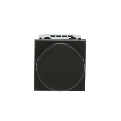 Regulador giratorio fluorescente 2 módulos NIESSEN N2260.9 AN serie ZENIT Antracita