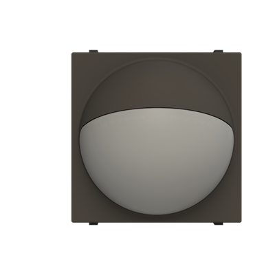 Detector de movimiento 2 módulos NIESSEN N2241.1 AN serie ZENIT Antracita