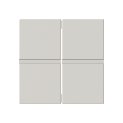 Tapa doble sensor Wireless 2 módulos NIESSEN N2225.2 DN serie ZENIT Duna