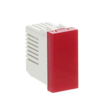 Señaliador luminoso por LED 1 módulo NIESSEN N2180 RJ serie ZENIT Rojo