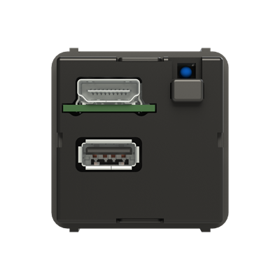 Módulo multimedia a empotrar 2 módulos NIESSEN 9368.6 