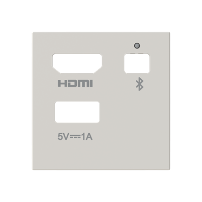 Tapa Multimedia 2 módulos NIESSEN N2268.6 DN serie Zenit Duna