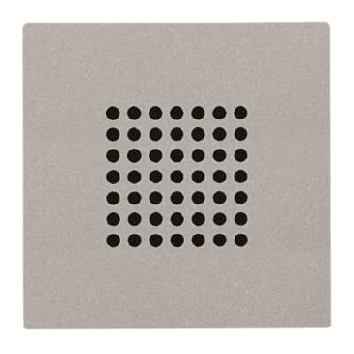 Tapa altavoz de 2" para mecanismo 9329 NIESSEN N2229 PL Plata