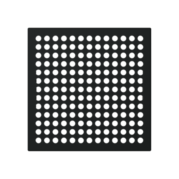 Tapa altavoz de 2" para mecanismo 9329 NIESSEN N2229 NT Negro mate