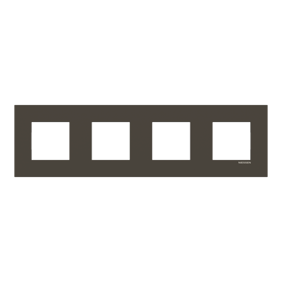 Marco 4 elementos NIESSEN Z2274 AN serie Zenit S Antracita