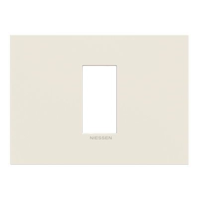 Marco rectangular 1 elemento NIESSEN Z2371 BL serie Zenit S Blanco