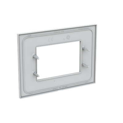 Marco rectangular 3 elementos NIESSEN Z2373 TB serie Zenit S Tacteo Blanco