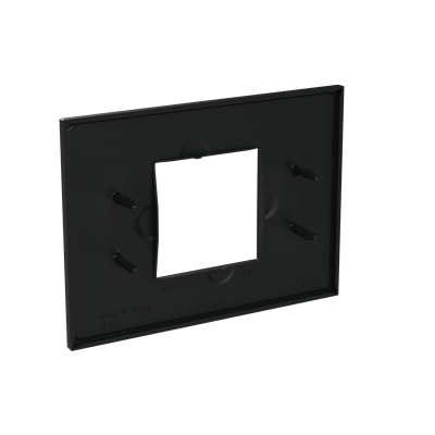 Marco rectangular 2 elementos NIESSEN Z2372.2 NT serie Zenit S Negro mate