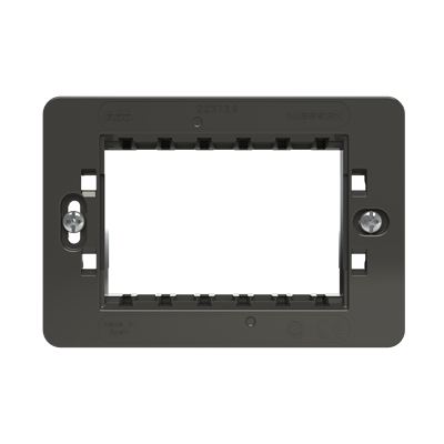 Bastidor plástico 3M 1 ventana NIESSEN Z2373.91 serie Zenit S