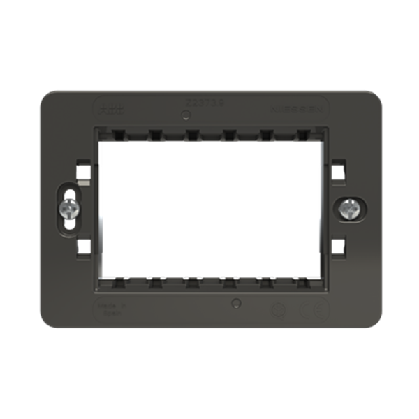 Bastidor plástico 3M 1 ventana NIESSEN Z2373.91 serie Zenit S