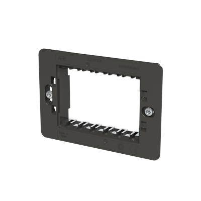 Bastidor plástico 3M 1 ventana NIESSEN Z2373.91 serie Zenit S