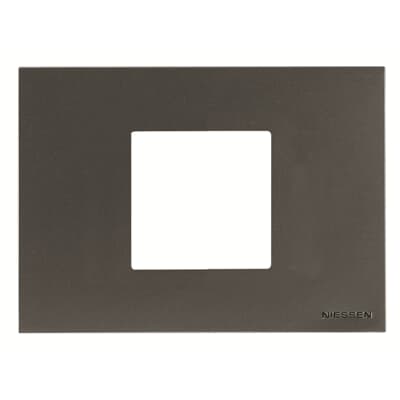 Marco 2 elementos Rectangular NIESSEN N2472.1 AN serie Zenit Antracita