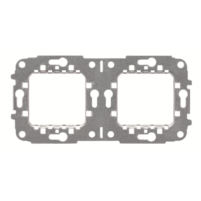 Bastidor 2 ventanas sin garras NIESSEN Zenit N2272.9