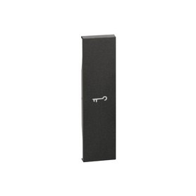 Tecla iluminable con simbolo llave Bticino KG01F Living Now 1 modulo Dark