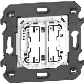 Comando doble de iluminacion inalambrico Bticino K4003DCW serie Living Now with Netatmo 