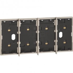 Marco electrificado Living Now para caja de 4 modulos Bticino KM8104 para instalaciones MyHOME