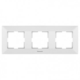 Marco para 3 elementos Panasonic Viko WMTF00032WH Arkedia Blanco