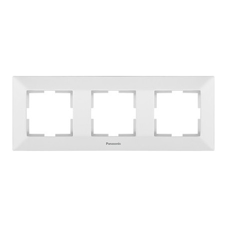 Marco para 3 elementos Panasonic Viko WMTF00032WH Arkedia Blanco