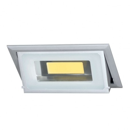 Proyector Empotrable LED 40w rectangular Beneito Faure BONN 4098 Cromo Mate 4000K