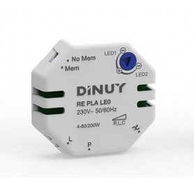 Regulador para lamparas LED 2 hilos DINUY RE PLA LE0