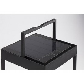 Lampara portatil JardinFaro Barcelona KASP LED H30 71912 Negro mate