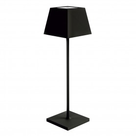 Lampara led Sobremesa Exterior Dopo Litta Square 914B-L0103L-02 Negro
