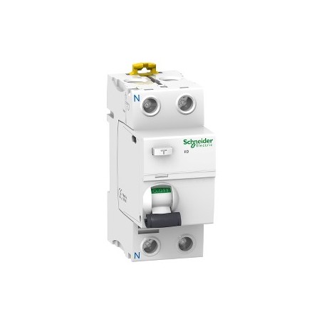 Diferencial Schneider Electric 2P 25A 10mA AC terciario A9R10225