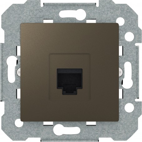 Toma telefono RJ11 BJC 23482-GL serie Viva Gris lava