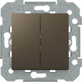 Interruptor Doble BJC 23509-GL serie Viva Gris lava
