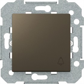 Pulsador logo campana BJC 23516-1GL serie Viva Gris lava