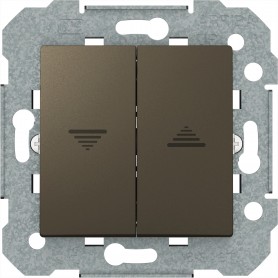 Pulsador persiana BJC 23565-GL serie Viva Gris lava