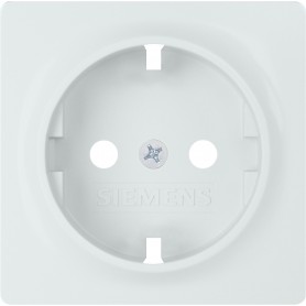 Tapa base Schuko Siemens Delta Miro 5UH10724WH Blanco