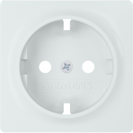 Tapa base Schuko Siemens Delta Miro 5UH10724WH Blanco