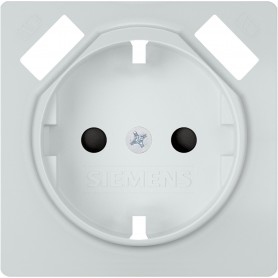 Tapa base Schuko con 2 USB Siemens Delta Miro 5UH10724WH30 Blanco