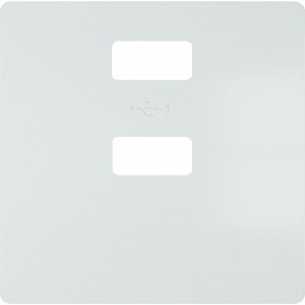 Tapa cargador doble USB Siemens Delta Miro 5TG25780WH Blanco