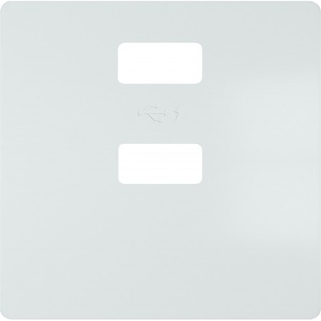 Tapa cargador doble USB Siemens Delta Miro 5TG25780WH Blanco