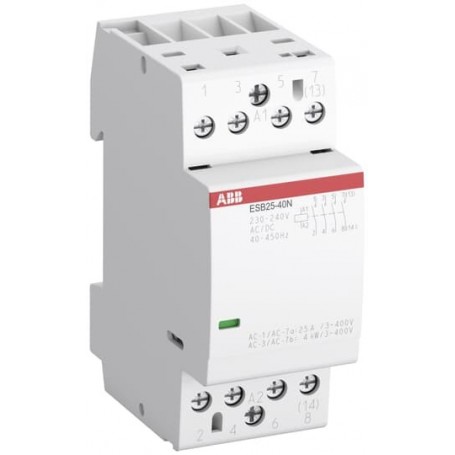Contactor 4P 25A 4NA 230V ESB25-40N-06 2 módulo ABB 1SAE231111R0640
